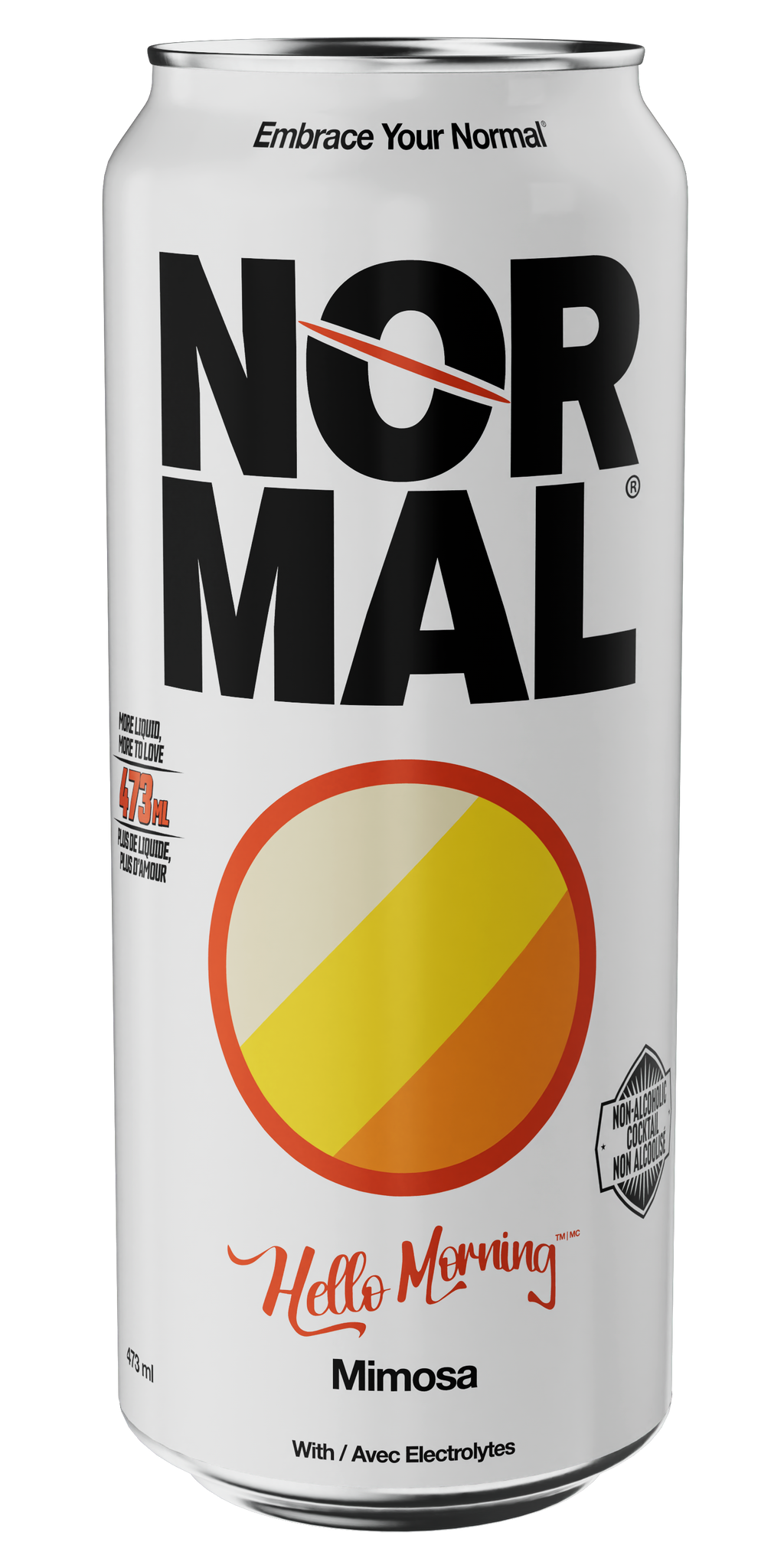 Normal Beverage - Hello Morning Non Alcoholic Mimosa Cocktail. 4x473ml 4-Pack
