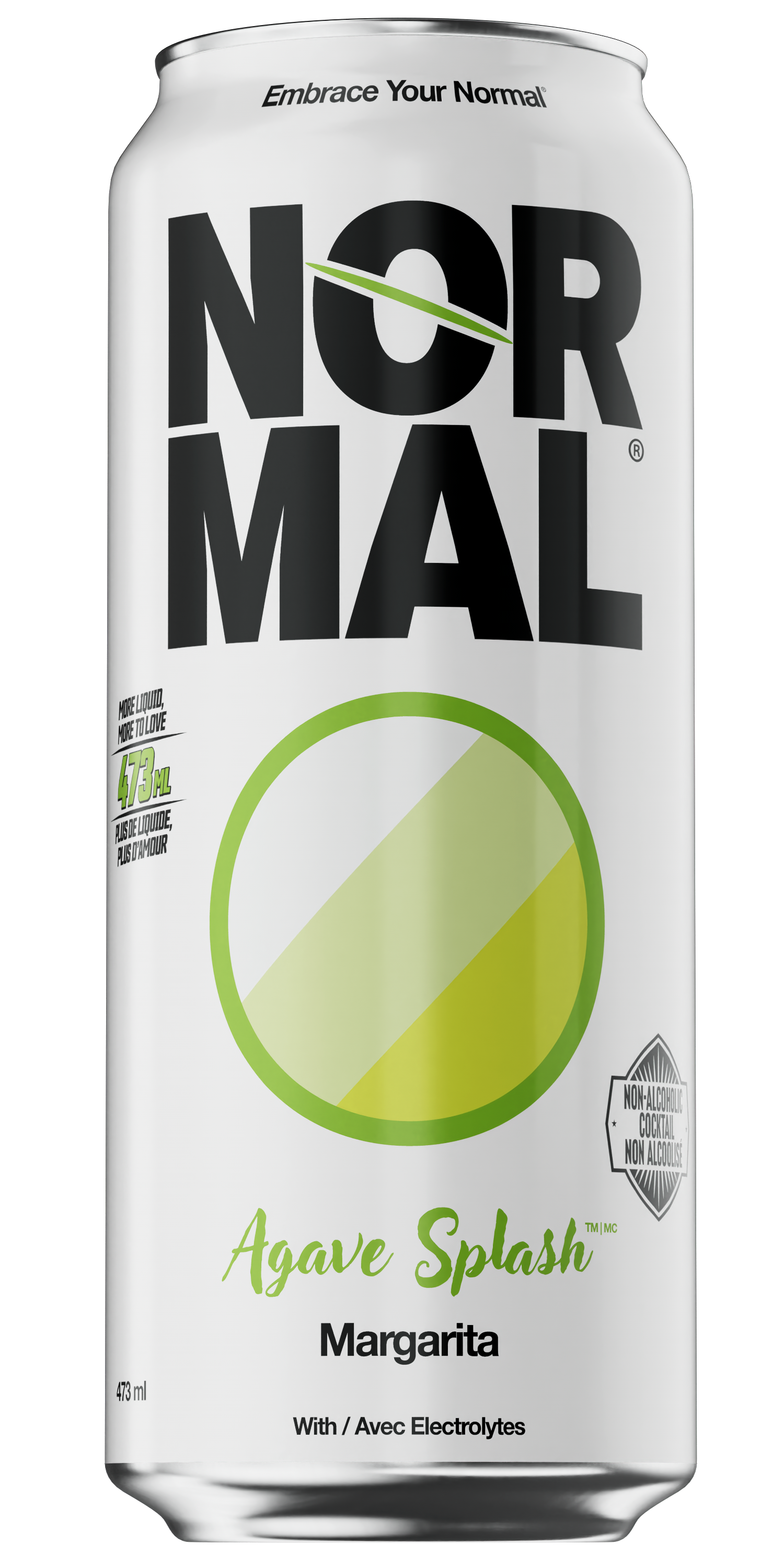 Normal Beverage - Agave Splash Non Alcoholic Margarita Cocktail. 4x473ml 4-Pack